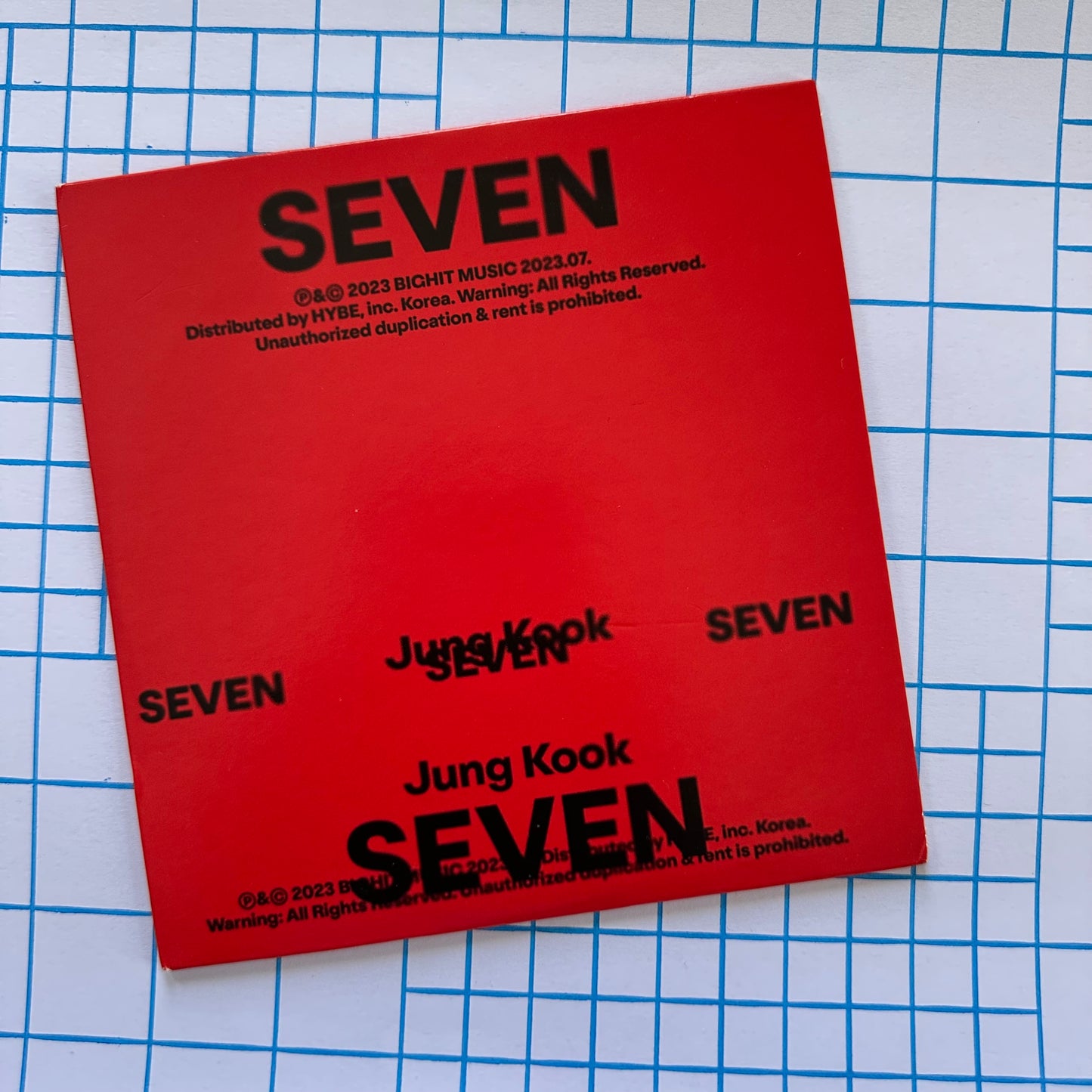 JUNGKOOK Seven Single