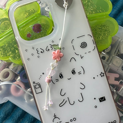 Flower String Phone Charm
