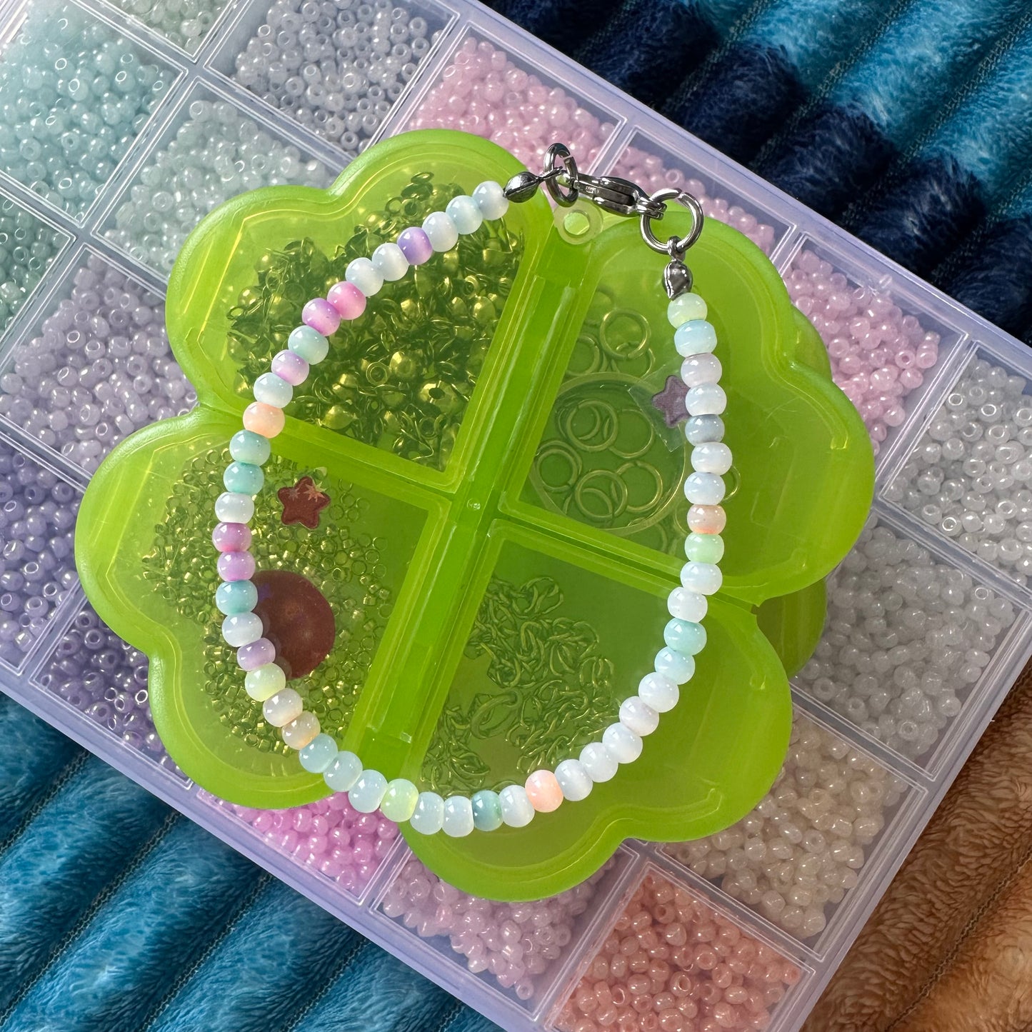 Gradient Seed Bead Bracelet