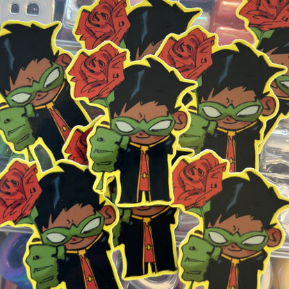 Damian Rose Sticker
